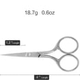 thumbnail image 2 of EXLEAF Small Precision Embroidery Scissors, Forged Stainless Steel Sharp Pointed Tip Detail Shears for DIY Craft Thread Cutting, Needlework Yarn & Sewing, 2 of 7