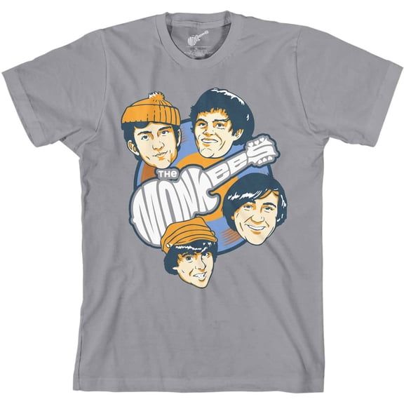 The Monkees Unisex T-Shirt Vinyl Heads (Small)