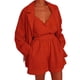 thumbnail image 1 of Chaleco Conjunto de pantalones cortos a juego para mujer Conjunto de pantalones cortos de 3 piezas Conjunto deportivo Traje de vacaciones de color sólido Ygjytge Naranja T S para Mujer, 1 of 6