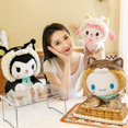 thumbnail image 2 of 35/45cm Kawaii Sanrio Kuromi My Melody Cinnamon muñeco de peluche almohada niños regalo de cumpleañoszhangyuxiang, 2 of 4