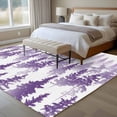 thumbnail image 4 of Purple Forest Area Rug 5x7 FT, Non Slip Bedroom Throw Carpet, Contemporary Silhouette Abstract Art Washable Soft Floor Carpet Non-Shedding Rug for Dining Room Bedside Classroom Desk, 4 of 9