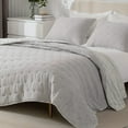 thumbnail image 3 of Wonderful Bedding Dreamy Gauze Cotton 3-Piece Quilt Set, 3 of 6