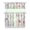 Watercolor Plants And-3, variant on Mushroom (10) Kitchen Curtain Valance 3 Piece Home Curtains and Valance Set Curtain Sink Window Decor Window Treatment Tier 27.5x36 Length
