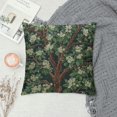 thumbnail image 2 of Qinduosi Home Furnishings Throw Pillow Covers Green Tree Farmhouse Couch Pillow Covers Boho Décor European Cushion Covers Bed &amp; Living Room Cozy Sofa Pillows Jacquard Woven Soft White, 2 of 5
