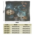 thumbnail image 3 of The Conjuring Blanket, Anime Throw Blanket For Bed Sofa Couch, Super Soft Flannel Blanket For Bedroom Livingroom, 40"X30", 3 of 9
