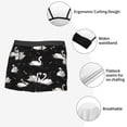 thumbnail image 3 of Pofeuu Swan And Dragonflies Print Men’s Boxer Briefs, Moisture-Wicking Underwear, Regular,Trunk-X-Large, 3 of 5