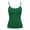 c01Green, variant on JGGSPWM Camisole Tops for Women Built in Bra Spaghetti Strap Tank Top Padded Casual Cami Shelf Bra Tanks Support Shapewear Gray XXXL