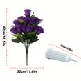 Olive 2 Sets Artificial Cemetery Flowers With Flower Pots Beautiful And