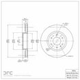 thumbnail image 2 of Front Dynamic Friction Company GEOSPEC Coated Brake Rotor 604-48046 (1), 2 of 2