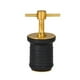 thumbnail image 1 of Tapón de drenaje con mango de latón, tapón de goma de fácil instalación para yates y kayaks Mango en T 24mm, 1 of 8