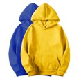thumbnail image 2 of Ashirexll Hoodies for Women, Womens Hoodies Pullover, 2PC Hoodies for Ladies Casual Solid Color Pocket Long Sleeve Drawstring Hooded Sweatshirts, 2 of 5