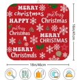 thumbnail image 6 of Red Christmas Drying Mat for Kitchen Counter 16" X 18" Christmas Dish Drying Mat for Kitchen Decor Red Xmas Drying Mats For Home Counter Drying Mats For Dishes Dish Mat Drying Mat, 6 of 8