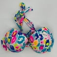 thumbnail image 3 of Salt + Cove Women's Printed Strappy Underwire Pushup Bikini Top Multi Size M NWT, 3 of 6