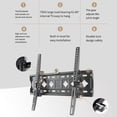 thumbnail image 2 of Soporte universal para TV pared VESA inclinable LCD LED 32-75 pulgadas, 2 of 9