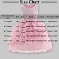 thumbnail image 3 of SERTG Girls' Sequin Formal Tank Dress with Layered Bow and Sheer Detail Sleeveless Playful Skirt Outfit for Children 3-10 Years(Pink,9 Years), 3 of 5