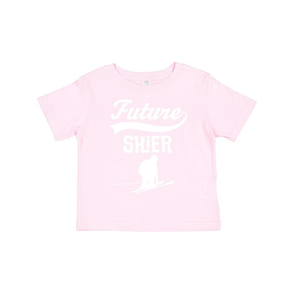 Inktastic Future Skier Childs Skiing Boys or Girls Toddler T-Shirt