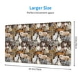thumbnail image 2 of Xecao Cut Cats for Waterproof Mouse Pad - Extended Contour Mouse Mat, Large Gaming Mousepad Laptop Keyboard Mat with Non-Slip Rubber Base, 2 of 8