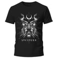 thumbnail image 1 of Playera Negra Manga Corta Grande Lucipurr, 1 of 5