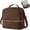 Coffee Brown, variant on BAGSMART Insulated Lunch Bag Reusable Lunch Box Containers, Tote Cooler Bag with Double Deck & Leakproof Thermal, Shoulder Strap for Men Women, Work School Picnic Beach, Quilted Pink