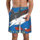 thumbnail image 1 of Fotbe Shark With Sunglasses and Lobste Trajes de Baño Estampados para Hombre, Shorts de Verano de Secado Rápido, Ropa de Playa, Bañadores-Large, 1 of 6