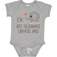 thumbnail image 3 of Inktastic My Glamma Loves Me Grandchild Boys or Girls Baby Bodysuit, 3 of 5