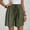 *Army Green, variant on ClodeEU Women's High Waisted Drawstring Wide Leg Shorts,Casual Summer Loose Fit A Line Bottoms Sky Blue,Womens Plus L