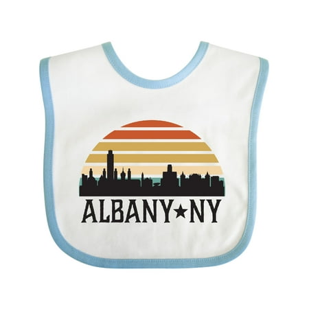 

Inktastic Albany New York Skyline Sunset Gift Baby Boy or Baby Girl Bib