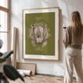 thumbnail image 3 of Butterflies and Rhino | Rhino Watercolor portrait - Photography Unframed Wall Art Print 5 x 7 inches, 3 of 16