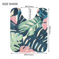 thumbnail image 2 of Ryvnso Elegant Tropical Floral-t9 Bathroom Shaggy Rugs Toilet U Shape Mat Soft Contour Rug 20"x24", 2 of 9