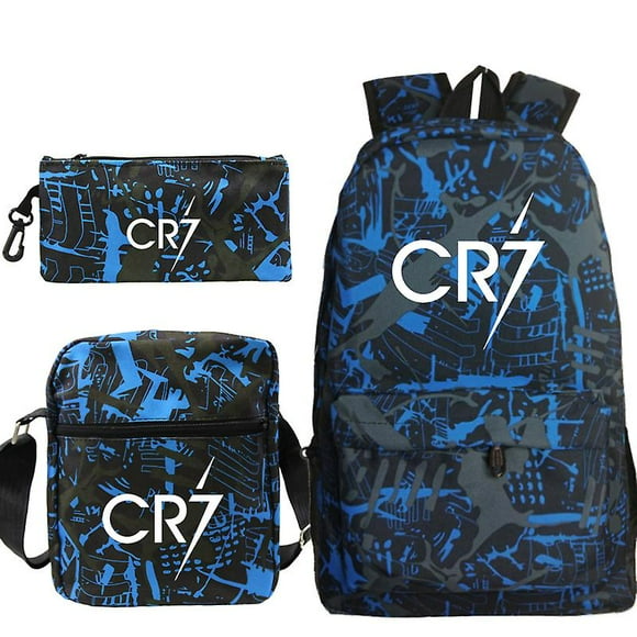 Cristiano Ronaldo Cr7 Mochila 3pcs/set Mochilas escolares para Gir