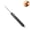 Black, variant on Retractable Stainless Steel Fruit Pick Toothpick Tool, Portable One Head Telescopic Fruit Skewer, Multifunctional Reusable Metal Toothpick with Key Ring for Fruit Dessert Party Travel Kitchen Gadget