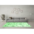 thumbnail image 3 of Ahgly Company Indoor Rectangle Abstract Emerald Green Contemporary Area Rugs, 5' x 8', 3 of 4