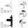 thumbnail image 1 of Gutter Mount For Cameras Solar Panels Suitable For Ring For Arlo For Eufycam White Mingyqi, 1 of 7