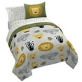 thumbnail image 3 of Saturday Park Safari Friends 100% Kids' Organic Cotton Bed Set Twin Multi-color Duvet Set, 3 of 9