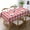 Pink Plaid With Hearts 3, variant on Rectangle Red Rose Tablecloth Floral Print Tablecloths Waterproof Wipeable Table Cloth Cover for Dinning Room 60" X 84",Romantic Valentine''s Day Dinner Decor