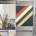 thumbnail image 3 of Yayeee Magnetic Dishwasher Cover for The Front Decoration Home Kitchen Machine Sticker Protector, Beige Stripes, 3 of 6