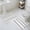 White, variant on Black White Geometric Bath Mat 3 Piece Bathroom Rug Set, Modern Buffalo Plaid Abstract Art Non Slip Bath Rug Contour Mat and Toilet Lid Cover, Absorbent Shower Mats Soft Bath Rugs and Mats Sets