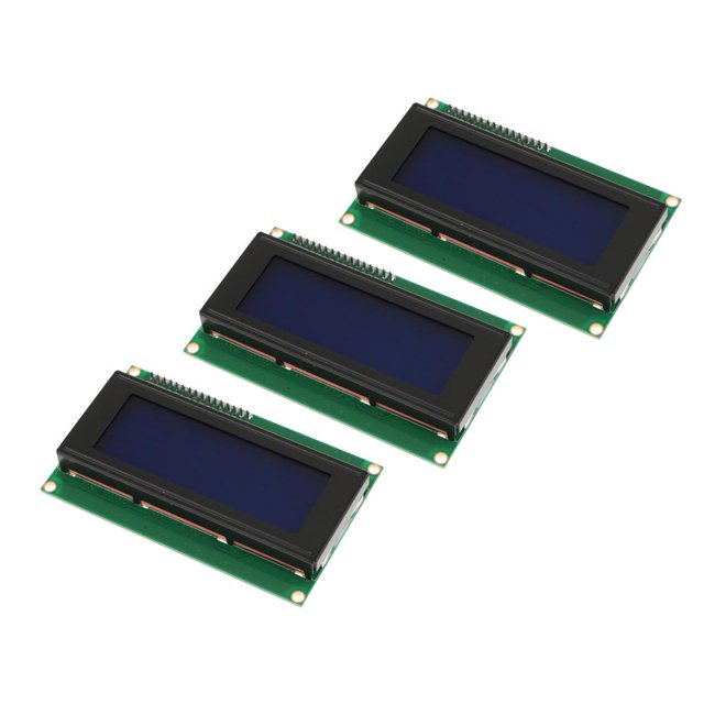 Módulo de pantalla 2004LCD de 3 piezas con módulo LCD 20x4 con retroiluminación azul. de visualización x 4 líneas Sharpla Escudo del módulo LCD