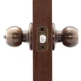 thumbnail image 5 of Copper Creek BK2030AB Ball Privacy Door Knob, Antique Brass, 5 of 5
