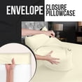 thumbnail image 4 of Funda de almohada Utopia Bedding Queen, paquete de 4 unidades, microfibra, 50 x 75 cm, color marfil, 4 of 6