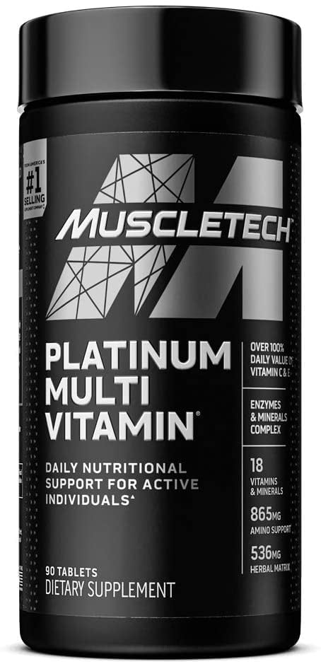 MuscleTech Essential Series Platinum Multi Vitamin, 90 Ct