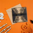 thumbnail image 4 of SEWACC 10Pcs Black Spider Web Invitations in Paper for Events and Anniversaries, 4 of 8