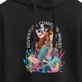 thumbnail image 3 of Disney - Adventure Comes In Waves - Juniors Cropped Pullover Hoodie, 3 of 5