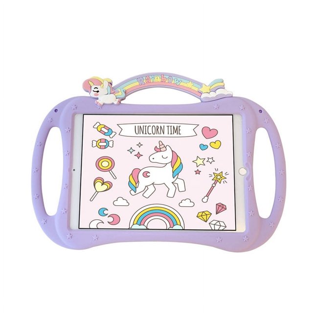 Sanrio-funda de Hello Kitty para iPad de 5. ª y 6. ª generación, cubierta de silicona con asa para iPad 10. ª Pro 11 2020 Mini 6 5 4 10,5 Air 2 3 4