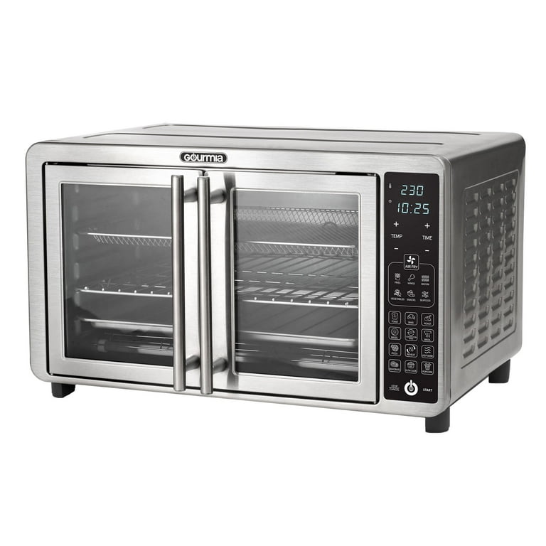 Gourmia digital air fryer toaster oven with single-pull French doors for  $50 - Clark Deals