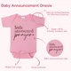 thumbnail image 2 of BIBIBLISSBABY Anuncio de Embarazo para Abuelos, Idea de Revelación de Bebé "Pequeña Oración Respondida", Conjunto de Anuncio de Embarazo para Recién Nacido (0-3 meses, Rosa dulce), 2 of 9