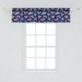 thumbnail image 2 of Ambesonne Animals Window Valance, Different Kind Butterflies, 42" x 12", Multicolor, 2 of 3