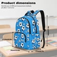 thumbnail image 7 of DISNIMO Soccer Print 17 Inch Boys School Backpack, Lightweight Adjustable Shoulder Strap Kids Bookbag for Primary Students Daily Use Travel Outdoor Activities, 7 of 7