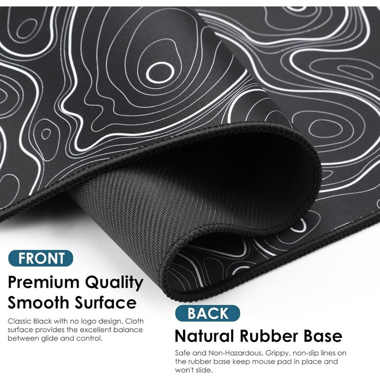 Misty Unclear Cloud Pattern Large Gaming Mouse Pad 31.50"x15.75