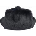 thumbnail image 4 of Klear Vu Shaggy Bed Rest Back Support Pillow - Large Reading Pillow, 30" x 21", Black, 4 of 5